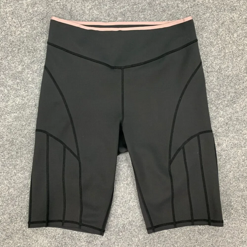 Free People Shorts Womens S Small Black Movement Step Up High Rise Pull On Biker - Picture 2 of 13
